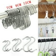 thumbnail image 5 of chengsi Small Stainless Steel Hanger Hanging S Hooks Kitchen Meat Pan Utensil 10PCS Set, 5 of 6