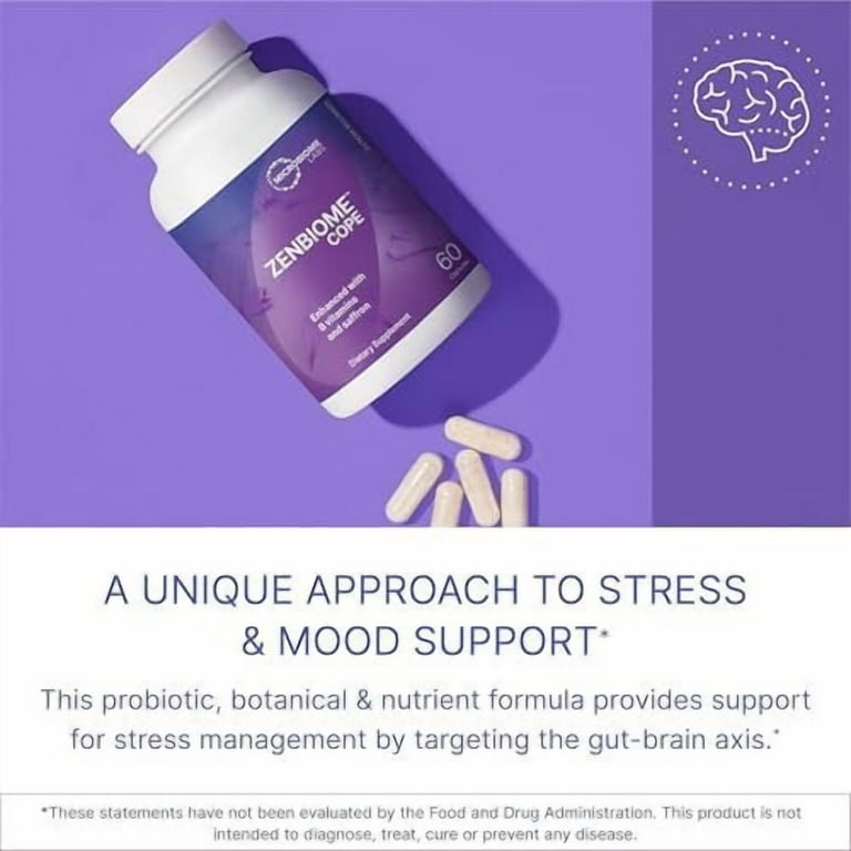 Microbiome Labs Zenbiome COPE - Probiotic Mood Support Supplement