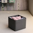 thumbnail image 1 of Caja de almacenamiento de tela no tejida con placa lavada, juego de 3 piezas, cajón descubierto, caja pequeña, plegable, tamaño pequeño, juego de 3 piezas de almacenamiento, 1 of 6