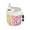 White, variant on With 7 Compartments - Portable Medicine Organizer with Clear Lid and Handle for Travel, Home, Office or On the Go - Durable PP Material, Wallet Pill Box, Pill Box Organizer, Pills/Medications