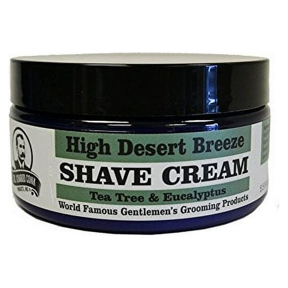 Col. Conk Natural Shave Cream for Men, Shaving Cream with Essential Oils, High Desert Breeze, 160ml