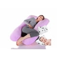 thumbnail image 1 of Almohada Xtellar morado Para Embarazo Y Lactancia Jumbo + Regalo Microgel, 1 of 1