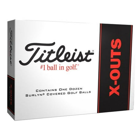 Titleist X-Outs Golf Balls, 12 Pack (Best Golf Ball On The Market 2019)