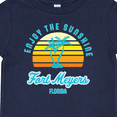 thumbnail image 4 of Inktastic Summer Enjoy the Sunshine Fort Meyers Florida in Blue Boys or Girls Baby T-Shirt, 4 of 5