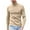Khaki, variant on Men's Turtleneck Long Sleeve Turtle Neck Shirts Basic Lightweight Undershirt Thermal Pullover Sweater Black XL