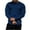 Navy, variant on Fesfesfes Long Sleeve Shirt Mens Fall Sports Running Cotton Stretch Long-sleeved T-shirt Plus Size On Sale