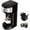 Black, variant on Coffee Maker, Single Serve Coffee Maker Machine 6 to 14 oz With Permanent Filter, Compatible with K Cup Pod & Ground Coffee, Mini Size Green