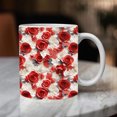 thumbnail image 5 of RyanK Valentine'S Day Gifts Valentine'S Day Decorations Valentine's Day Mugs Rose Cups Flower Design Series Cups 11oz Coffee Cups, 5 of 9