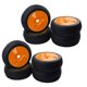 thumbnail image 1 of 8 piezas Neumáticos de goma Baoblaze Neumáticos de rueda de coche RC 1/8, 1 of 8