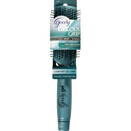 Goody Gelous Grip Ionic Frizz-Free Styling Brush, Colors Will Vary.