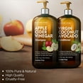 thumbnail image 3 of Majestic Pure Apple Cider Vinegar Shampoo and Avocado Coconut Conditioner Set - 16 fl oz Each, 3 of 8