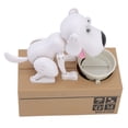 thumbnail image 1 of Dog Money Box, Meaningful Gift Puppy Money Bank  For Saving Money White Dog, 1 of 8