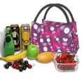 thumbnail image 3 of Fotbe Vintage Vinyl Record Bolsa Térmica Portátil con Estampado, Bolsa de Entrega de Alimentos Aislada, Bolsa Reutilizable de Gran Capacidad para Comidas y Supermercado, 3 of 6