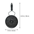 thumbnail image 2 of RENACLIPY 1Pack Induction Plate for Non-Induction Pot Heater Black Enamel Iron Rectangular, 2 of 8