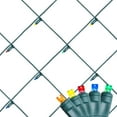 thumbnail image 2 of Novelty Lights 100 Light Multicolor LED Christmas Net Lights Christmas Decorations Green Wire 4' X 6', 2 of 4