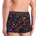 thumbnail image 6 of Salouo Colorful Pumpkin Faces Print Men's Boxer Briefs,Breathable Underwear Elastic Waistband Briefs for Men -Small, 6 of 8