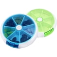 thumbnail image 1 of Pastillero portátil de 7 días (2 unidades, verde y azul), 1 of 5
