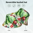 thumbnail image 4 of Kdxio Reflective Bucket Hat - Vegan1 Print Bucket Hat for Men,Women, 4 of 9
