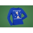 thumbnail image 5 of Old Glory Womens Big Alpaca Scarf Ugly Christmas Sweater Long Sleeve T Shirt, 5 of 6