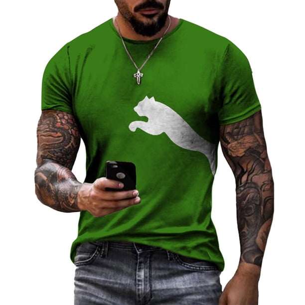 La Camiseta cheetah Hombres Foto Logo Ropa Impresión Diy Hecho A Medida No Se Desvanece Agrietado Jerseypangjing