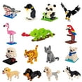 thumbnail image 1 of Kids Toy Mini Building Blocks Micro Bricks Eagle Moose Dog Cat Bird Animals 3d Model Bag Gifts Educational Toys For Children, 1 of 2