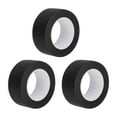 thumbnail image 1 of Uxcell 3Pcs 1 pulgada de ancho 14 yardas Cinta de enmascarar negra para pintores para hogar y oficina, 1 of 7