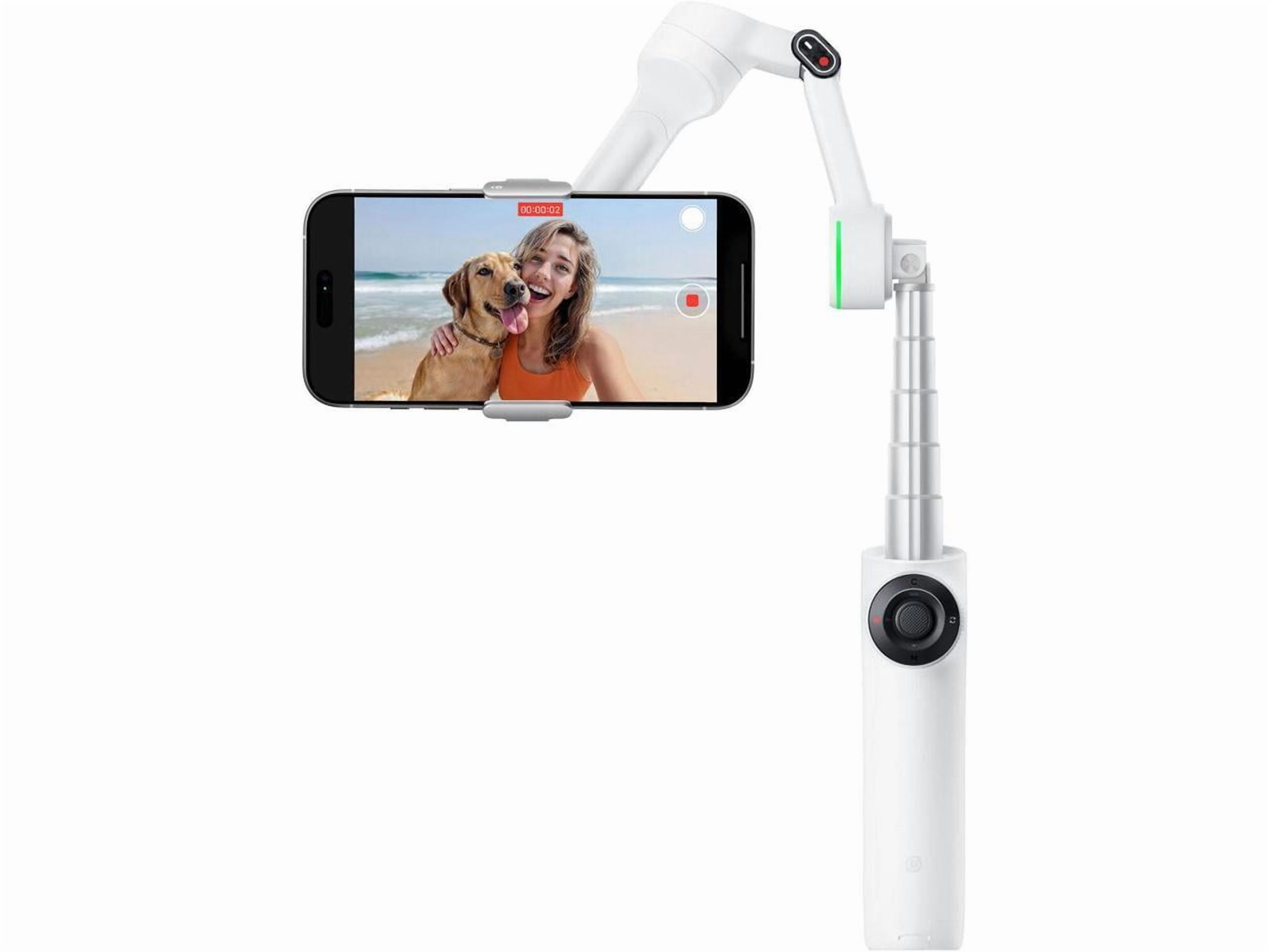 Insta360 Flow 2 Pro 3-Axis AI-Powered Smartphone Gimbal, Summit White