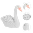 thumbnail image 2 of MasteelfCA 2pcs Swan Figurines High Simulation Fadeless and Durable Resin Garden Decor, 2 of 8