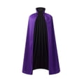 thumbnail image 1 of Capa de Halloween Capa de mago Capa de para niños Disfraz de Halloween para adultos Violeta 75 cm, 1 of 8