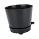 thumbnail image 5 of Maceta de autorriego decorativa con orificios de drenaje para vivero Negro, 5 of 9