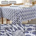 thumbnail image 1 of EIMELI Table Cover /tablecloth Cotton Linen Cloth Dust-proof for Kitchen Dinning Tabletop Decoration Lovely Fish Prints Home Dec, 1 of 11