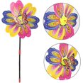 thumbnail image 4 of Windmills for Kids Garden, Wind Spinner Home Garden Decoration Kids Toy - 3D Butterfly Flower Pinwheel, 4 of 5