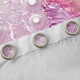 thumbnail image 4 of Manfei Butterfly Pearl Blossom Blackout Curtains Set of 2 (52x84 Each) for Girls, Chic Flower Window Curtains, Princess Pink Curtains and Drapes, Luxurious Room Decor, 4 of 6