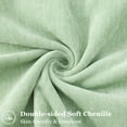thumbnail image 3 of decorUhome Couch Throw Pillow Covers 16x16 Set of 2, Decorative Soft Neutral Chenille Pillow Covers, Sage Green, 3 of 10