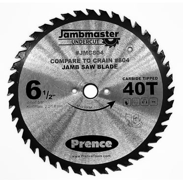 Jambmaster JMC804 Undercut Jamb Saw Blade Comparable to Crain 804