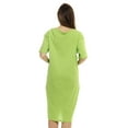 thumbnail image 3 of Just Love Short Sleeve Nightgown / Sleep Dress for Women / Sleepwear (Lime - Love Yourself, Large), 3 of 3