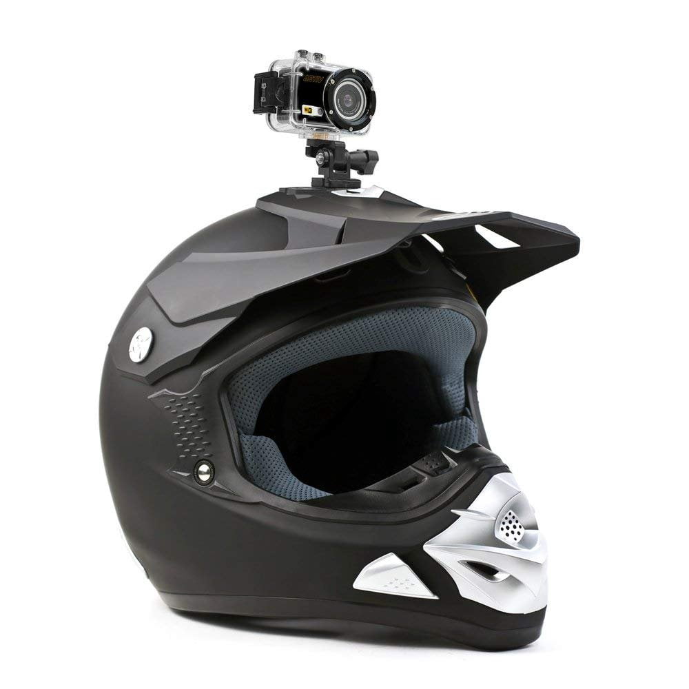 Gear Pro ACTIV Action Camera Hi Resolution Full 1080p HD Video 16 MegaPixel Images 3 Capturing Modes with Waterproof Case Built in WiFi and Helmet Camera Black