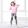 thumbnail image 5 of Girl's Legging Full-Length Colorful Print Tights For Dance Gym Everyday Wear Flower Pattern, 5 of 8