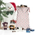 thumbnail image 5 of Christmas Sack – 28" X 20" Canvas Gift Bag with Drawstring, Full Print Polyester Santa Sack, Durable Reusable Xmas Gift Bag for Holiday, Party & Storage, 5 of 5