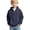 Navy, variant on GUZOM Kids Boys Long Sleeve Waffle Knit Half Zip Pullover Hoodie Sweatshirt with Pocket Army Green,Size 4 T