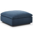 thumbnail image 4 of Modern Contemporary Urban Design Living Room Lounge Club Lobby Sectional Sofa Set, Fabric, Navy Blue, 4 of 8