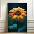 thumbnail image 4 of Sunflower Flower Canvas Wall Art 8x12 inches - Elegant Botanical Rustic Floral Sunflower Flower Watercolor Canvas Artwork, 4 of 5