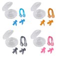 thumbnail image 2 of High-end Exquisite Swim Waterproof Silicone Earplug Nose Clip Set Surf Swimming Accessories(Orange), 2 of 6