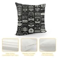 thumbnail image 4 of YANMS Throw Pillow Covers Vintage Collection Symbols Retro s Beer Pizza Bakery Business Cupcake for Living Room Bedroom Sofa, 4 of 5
