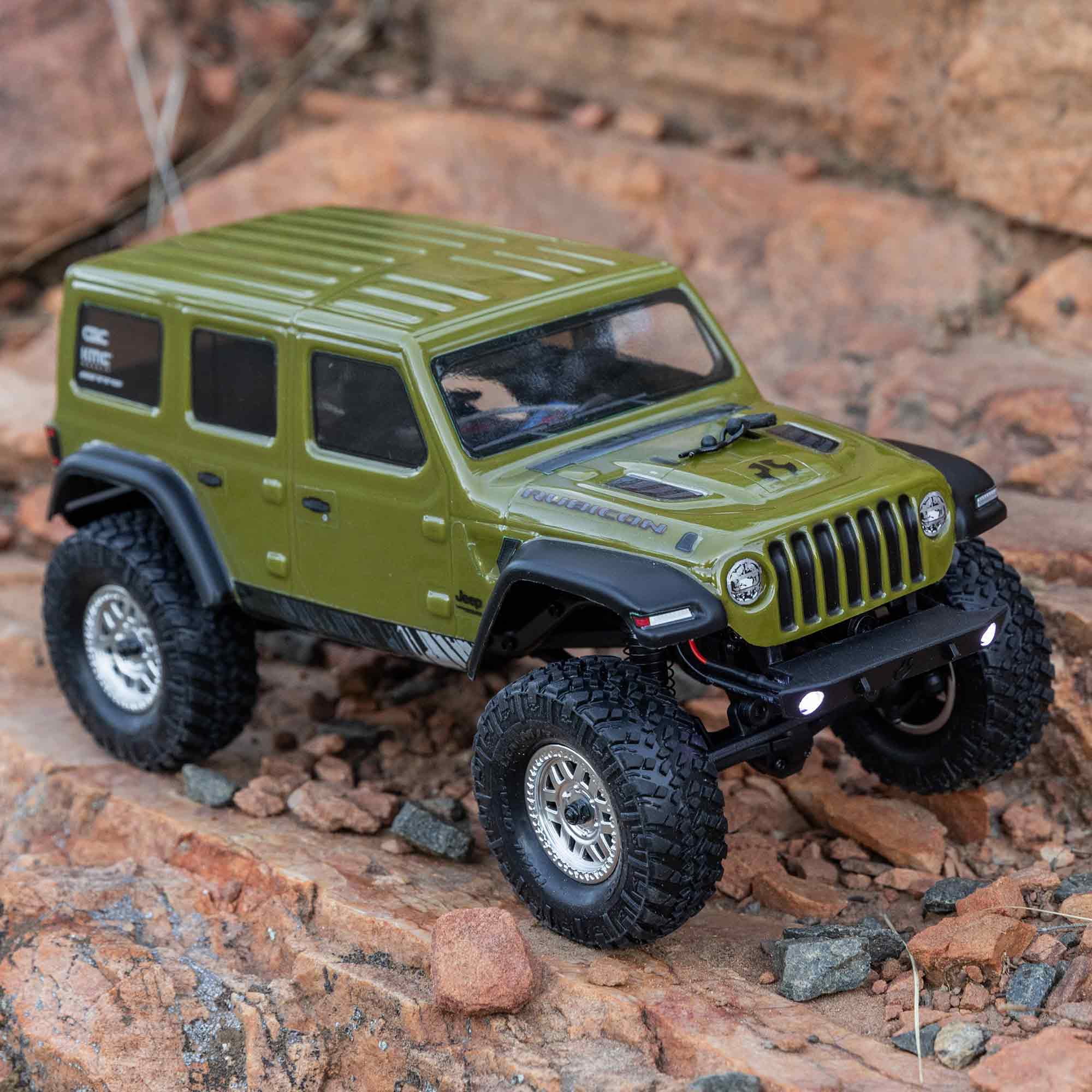 Axial SCX24 2019 Jeep Wrangler JLU CRC Green 1/24 4 Wheel Drive RTR AXI00002V3T4