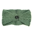 thumbnail image 3 of Wrapables® Thick Cable Knit Headband, Green, 3 of 4