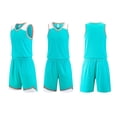 thumbnail image 4 of Unisex Youth Kids Boys Basketball Outfit Lightweight Basketball Tank Top and Track Shorts Sets Boy Summer Clothes, 4 of 5