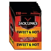 Jack Links Beef Jerky Snack Size, Sweet & Hot, 1.25oz, 10 CT