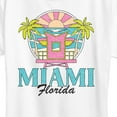 thumbnail image 3 of Instant Message - Miami Florida -Women's Short Sleeve Graphic T-Shirt, 3 of 6