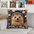 thumbnail image 1 of Funda De Almohada De Felpa Funda de almohada de pelusa corta de 45 x 45 cm con bordado 3D, decorativa para sofá, dormitorio, sala de estar, decoración del hogar (1 unidad) JASKFLY, 1 of 9